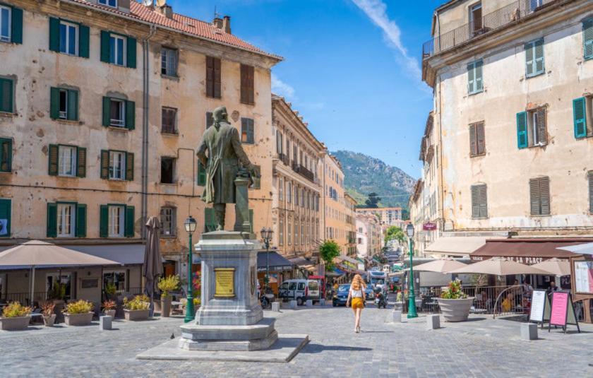 Charmant T1 Plein Centre Corte Au 13 Cours Paoli Wifi Gratuit Calme Lumineux Exterior photo